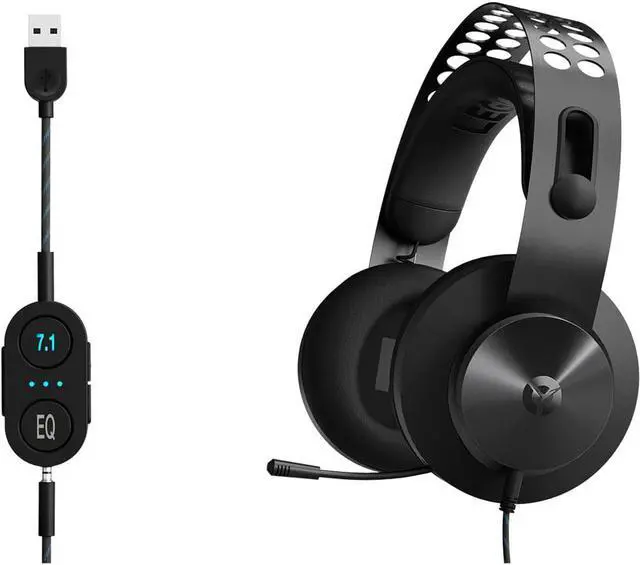 Alt view image 7 of 16 - Lenovo Legion H500 Pro 7.1 Surround Sound Gaming Headset, For Gaming