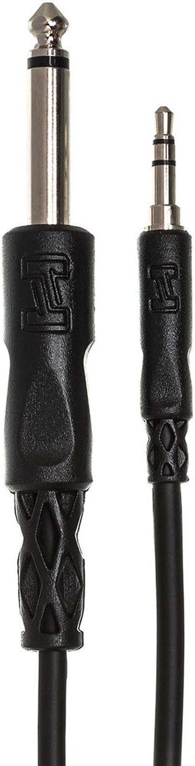 Alt view image 5 of 7 - Hosa Technology 2x Stereo Mini Male to 1/4" Mono Male Cable, 5' #CMP-105 2