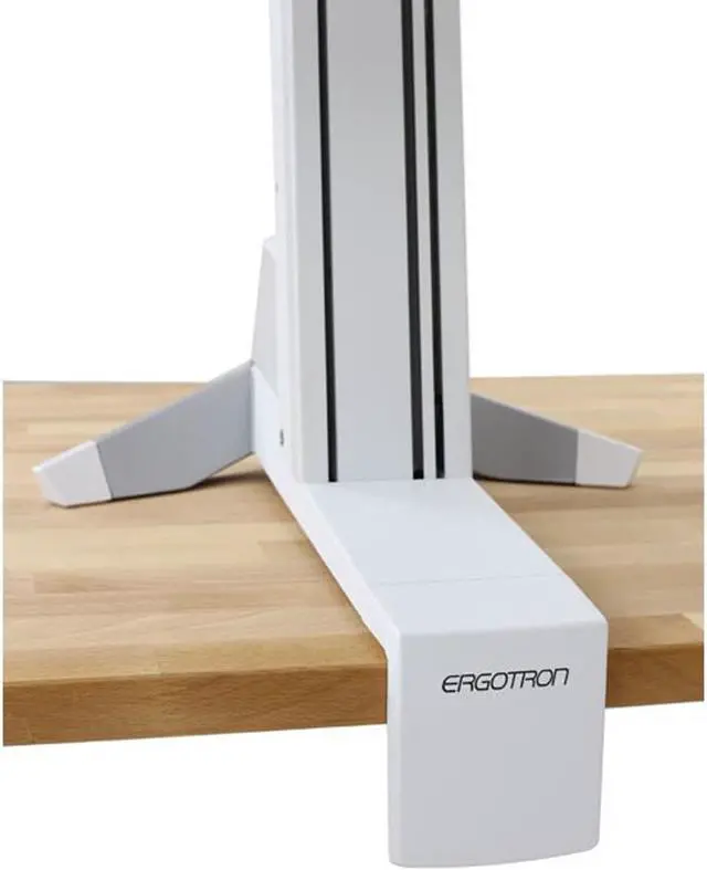 Alt view image 18 of 18 - Ergotron - 33-350-211 - WorkFit-S Sit-Stand Workstation w/Worksurface+, LCD LD Monitor, White