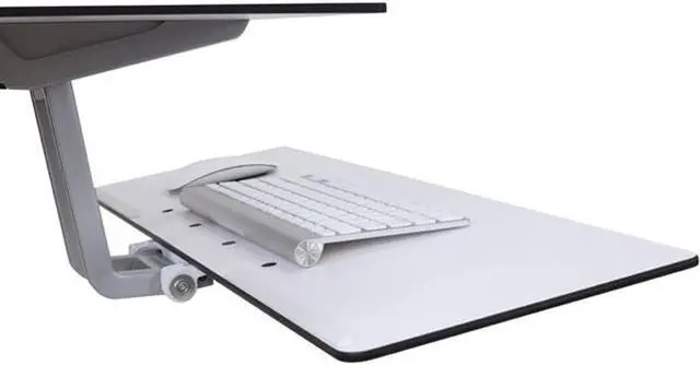 Alt view image 16 of 18 - Ergotron - 33-350-211 - WorkFit-S Sit-Stand Workstation w/Worksurface+, LCD LD Monitor, White