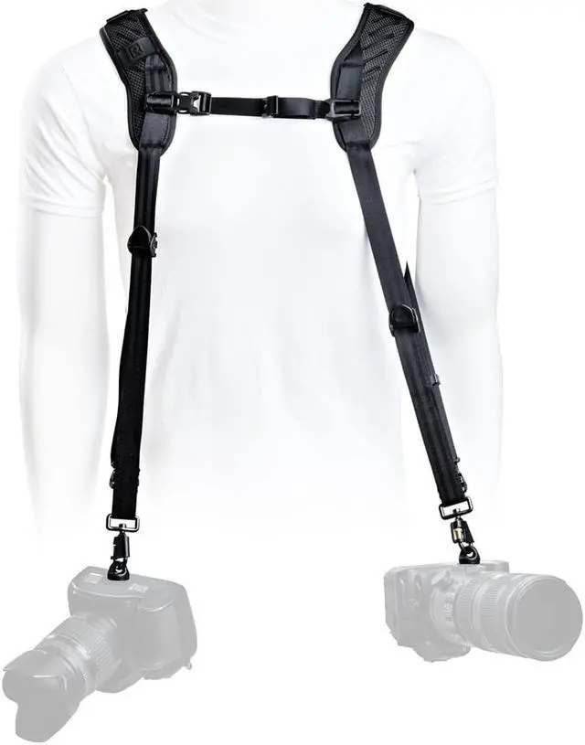 Alt view image 3 of 7 - BlackRapid Blackline II Double Camera Harness #361016