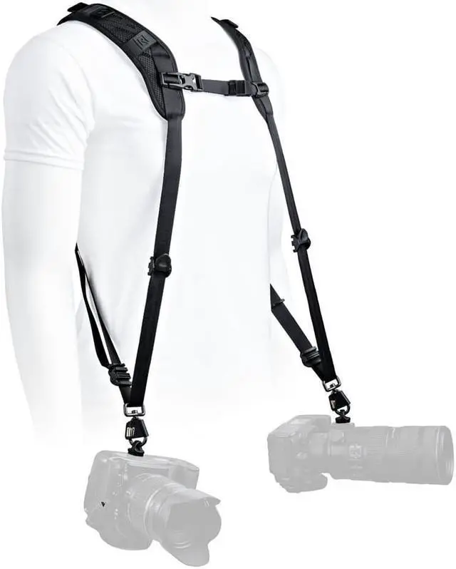 Alt view image 7 of 7 - BlackRapid Blackline II Double Camera Harness #361016