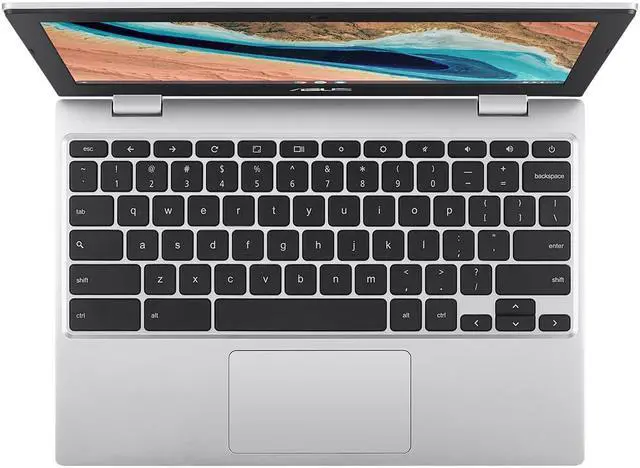 Alt view image 15 of 20 - Asus Chromebook CX1101CMA-DB44 11.6" Chromebook - HD - 1366 x 768 - Intel Celeron N4020 Dual-core (2 Core) 1.10 GHz - 4 GB Total RAM - 64 GB Flash Memory - Transparent Silver - Intel Chip - Intel