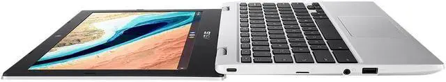 Alt view image 17 of 20 - Asus Chromebook CX1101CMA-DB44 11.6" Chromebook - HD - 1366 x 768 - Intel Celeron N4020 Dual-core (2 Core) 1.10 GHz - 4 GB Total RAM - 64 GB Flash Memory - Transparent Silver - Intel Chip - Intel