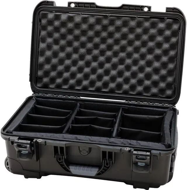Alt view image 4 of 11 - Nanuk 935 Waterproof Carry-On Hard Case with Wheels and Padded Divider - Black