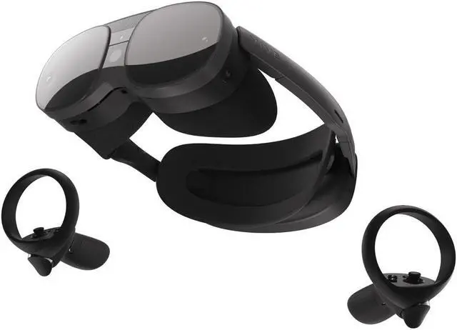 Alt view image 2 of 5 - HTC VIVE XR Elite VR Headset, Bundle with VIVE Ultimate Tracker 3+1 Kit