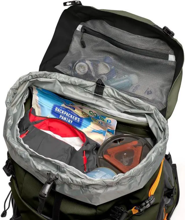 Alt view image 7 of 7 - Lowepro PhotoSport PRO BP 55L AW III Backpack, Small/Medium, Green #LP37471