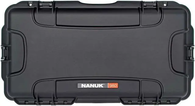 Alt view image 3 of 7 - Nanuk 980 Waterproof Hard Case with Cube Foam Insert, Black #980S-010BK-0A0