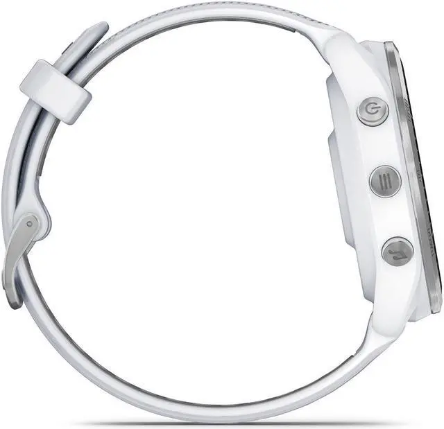 Alt view image 5 of 18 - Garmin Forerunner 965 Smartwatch - Whitestone/Powder Gray