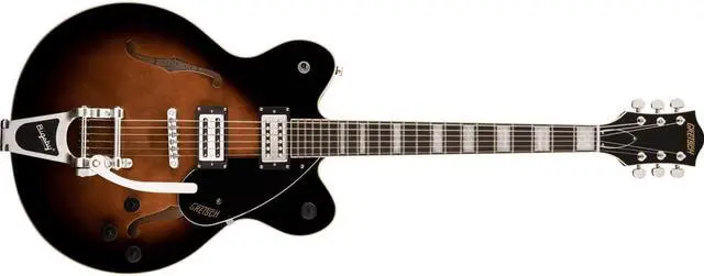 Alt view image 7 of 7 - Gretsch G2622T Streamliner Center Block Double-Cut Electric Guitar, Brownstone Maple