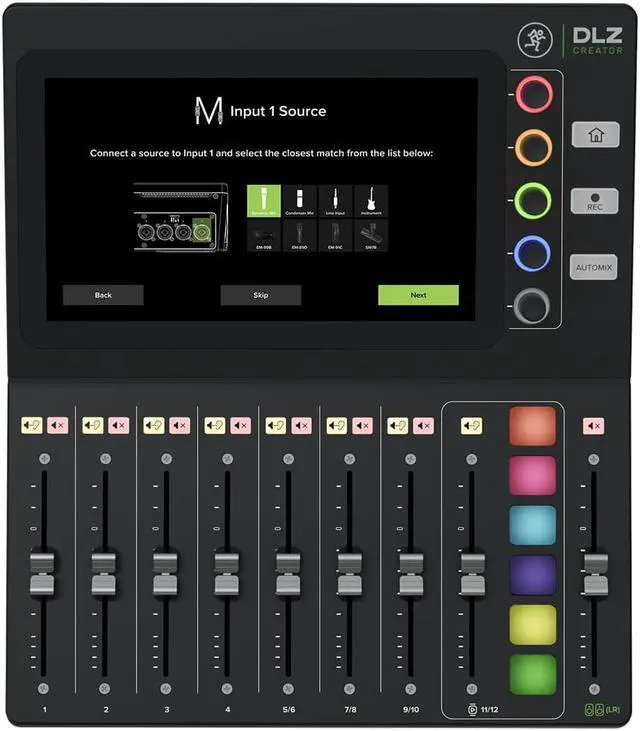 Alt view image 2 of 7 - Mackie DLZ Creator Adaptive Digital Mixer with Mix Agent Technology