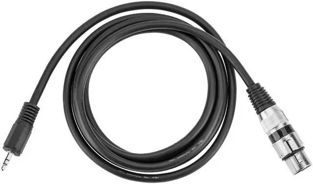 Main image of H&A 3-Pin XLR Female to 3.5mm Stereo Mini-Plug Cable 6' #XSM-FM-6