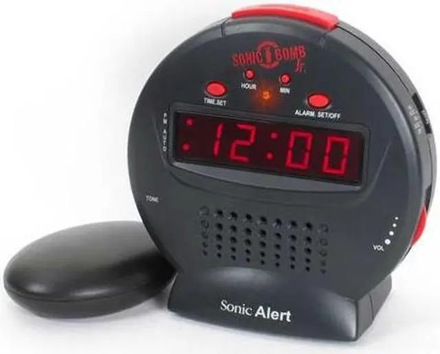 Alt view image 9 of 9 - Sonic Bomb Sonic Bomb Jr Bomb Snooze Diffuser Pulsating Alert Light Volume Tone