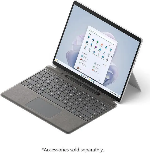 Alt view image 17 of 18 - Microsoft Surface Pro 9 with 5G - Microsoft SQ3 - 16GB RAM - 512GB SSD - 13" 120Hz Touchscreen - Windows 11 Home on ARM - RYI-00001 - Platinum