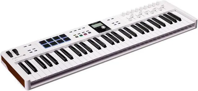Alt view image 8 of 14 - Arturia KeyLab Essential mk3 61-Key Universal MIDI Controller and Software (White)