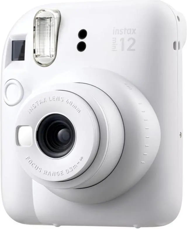 Alt view image 3 of 9 - Fujifilm Instax Mini 12 Instant Camera - Clay White