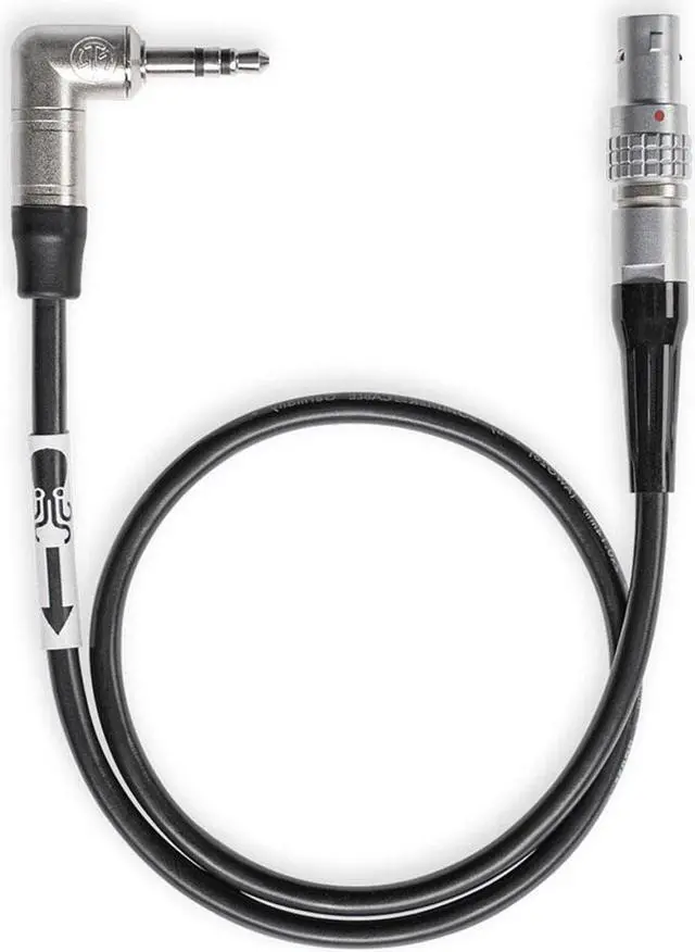 Main image of Tentacle Sync 16" R/A Neutrik 3.5mm Mini-TRS Jack to 9-Pin LEMO Adapter Cable