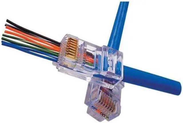 Alt view image 8 of 9 - 100003B PLATINUM TOOLS EZ-RJ45 CAT5E CNNCTR 100PC BOX