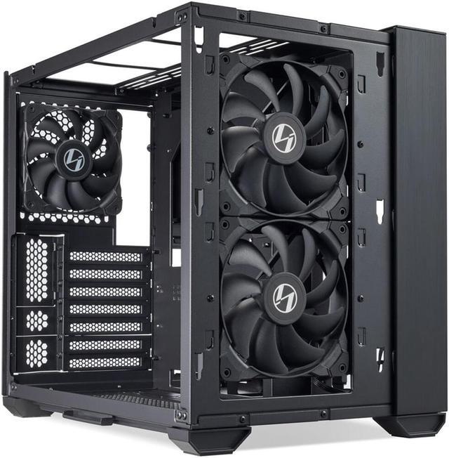 Alt view image 11 of 15 - LIAN LI O11 AIR MINI Black SPCC / Aluminum / Tempered Glass ATX Mini Tower Computer Case-- O11AMX