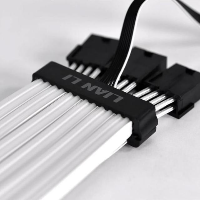 Alt view image 11 of 13 - LIAN LI Strimer  Plus V2 Triple 8 Pin -- Addressable RGB VGA Power Cable (L Connect 3.0 Controller not included)---- Strimer Plus V2 Triple 8 Pin