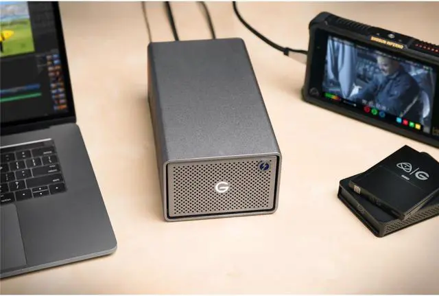 Alt view image 17 of 17 - SanDisk Professional G-RAID 2 Dual-drive Storage System SDPH62H012TNBAAD