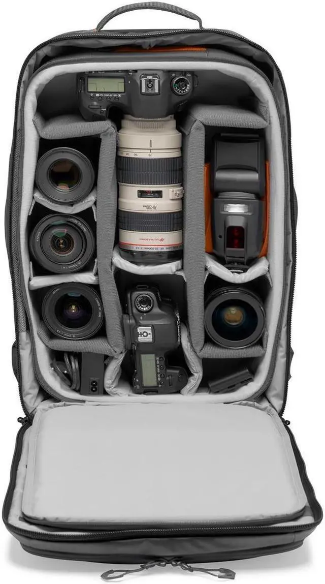 Alt view image 3 of 7 - Lowepro Whistler RL 400 AW II 40L Rugged Roller Backpack, Gray