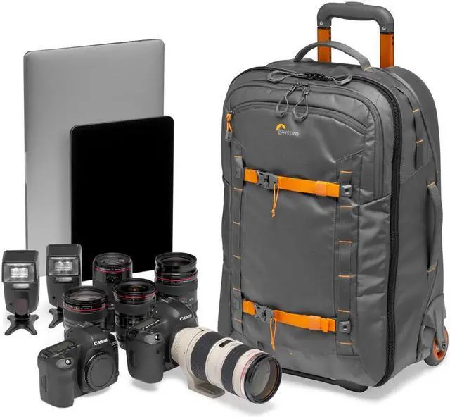 Alt view image 5 of 7 - Lowepro Whistler RL 400 AW II 40L Rugged Roller Backpack, Gray