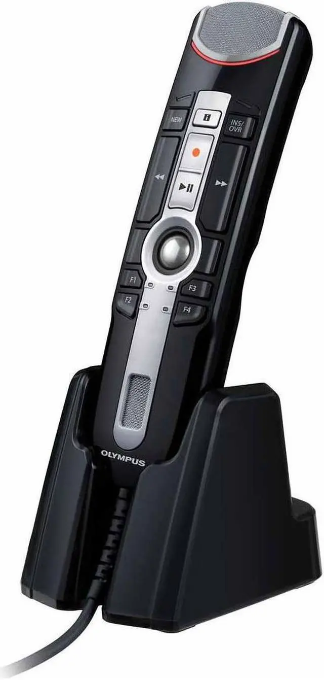 Alt view image 11 of 15 - Olympus RecMic II RM-4010P Push Button Microphone
