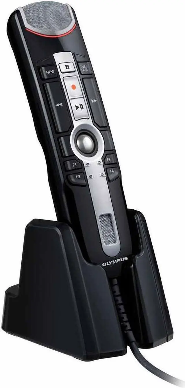 Alt view image 14 of 15 - Olympus RecMic II RM-4010P Push Button Microphone