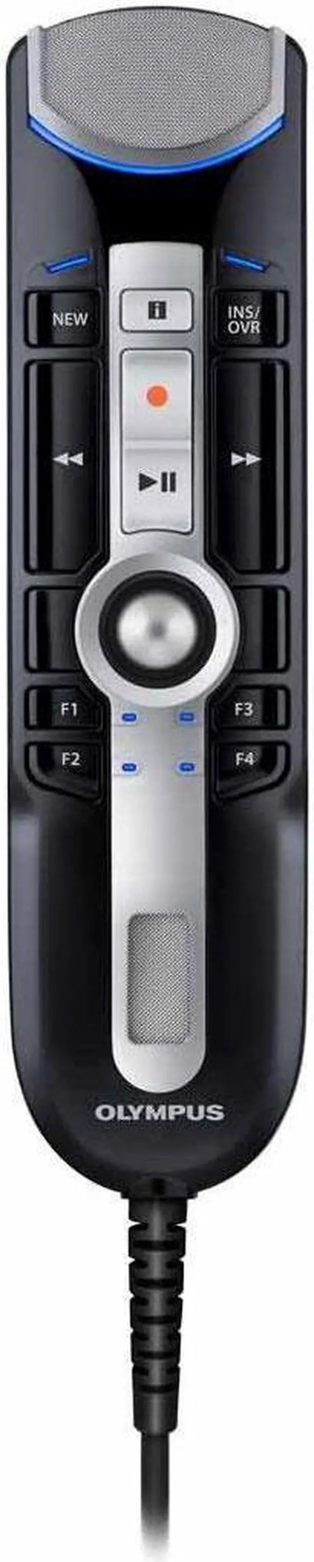 Alt view image 15 of 15 - Olympus RecMic II RM-4010P Push Button Microphone