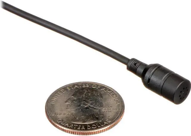 Alt view image 8 of 8 - Sony ECM-44 Series ECM-44B Omni-Directional Lavaliere Microphone