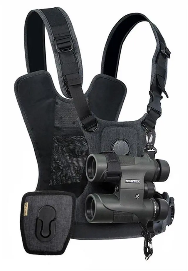 Alt view image 3 of 7 - Cotton Carrier G3 Harness System for Binoculars and Camera, Charcoal Grey
