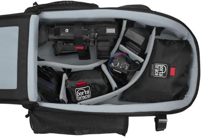Alt view image 2 of 3 - Porta Brace Backpack for Sony PXW-Z90V Camcorder, Black #BK-PXWZ90