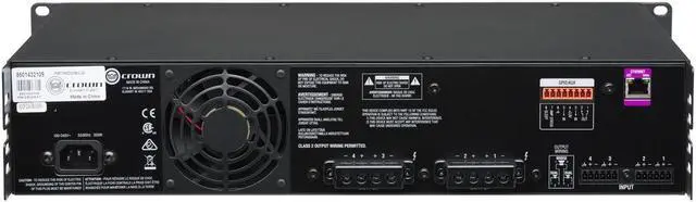 Alt view image 9 of 10 - Crown Audio CDi 4X300 DriveCore Series 4-Ch 4x300W Power Amplifier, Analog Input