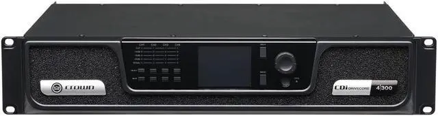 Alt view image 5 of 10 - Crown Audio CDi 4X300 DriveCore Series 4-Ch 4x300W Power Amplifier, Analog Input