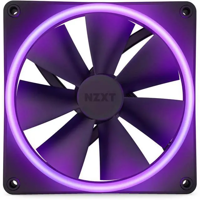 Alt view image 9 of 14 - NZXT F140RGB Duo - 140mm Dual-sided RGB Fan - Single Pack (Black)