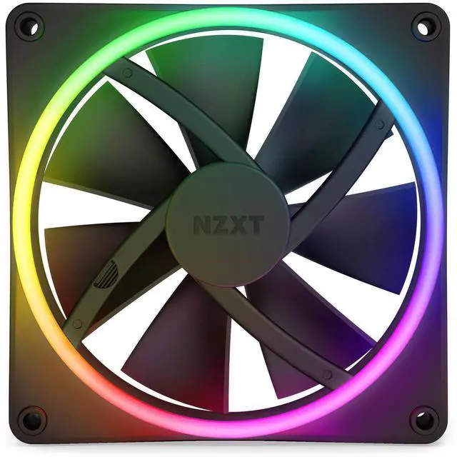 Alt view image 10 of 14 - NZXT F140RGB Duo - 140mm Dual-sided RGB Fan - Single Pack (Black)