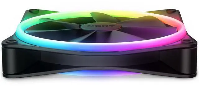 Alt view image 13 of 14 - NZXT F140RGB Duo - 140mm Dual-sided RGB Fan - Single Pack (Black)