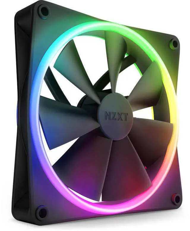 Alt view image 8 of 14 - NZXT F140RGB Duo - 140mm Dual-sided RGB Fan - Single Pack (Black)