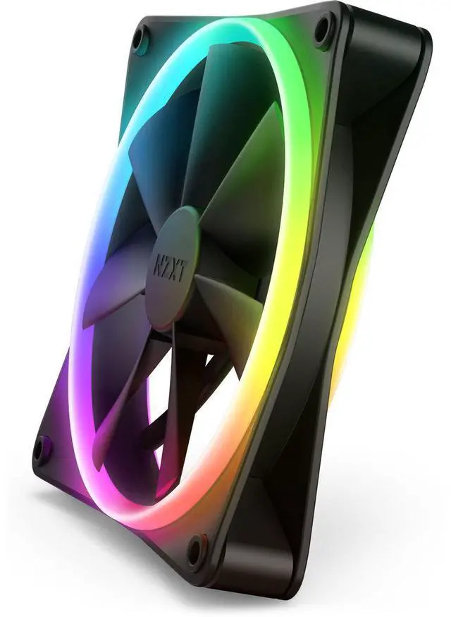Alt view image 12 of 14 - NZXT F140RGB Duo - 140mm Dual-sided RGB Fan - Single Pack (Black)