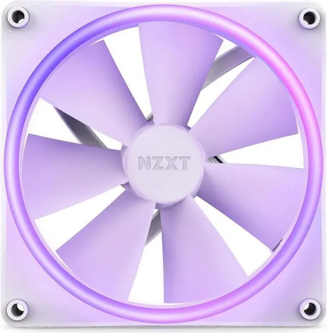 Alt view image 4 of 8 - NZXT F140RGB Duo - 140mm Dual-sided RGB Fan - Twin Pack (White) w/RGB Controller