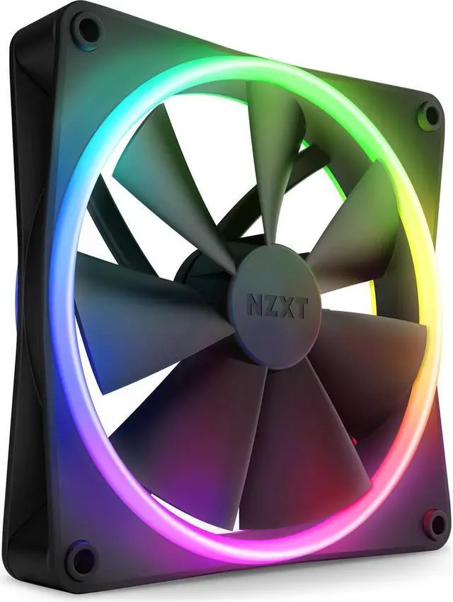 Alt view image 10 of 17 - NZXT F140RGB Duo - 140mm Dual-sided RGB Fan - Twin Pack (Black) w/RGB Controller