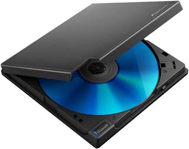 Alt view image 4 of 6 - Pioneer BDR-XD08B USB 3.2 Gen1 (USB Type-C) / 2.0 Slim Portable BD/DVD/CD Writer - Black W/SW