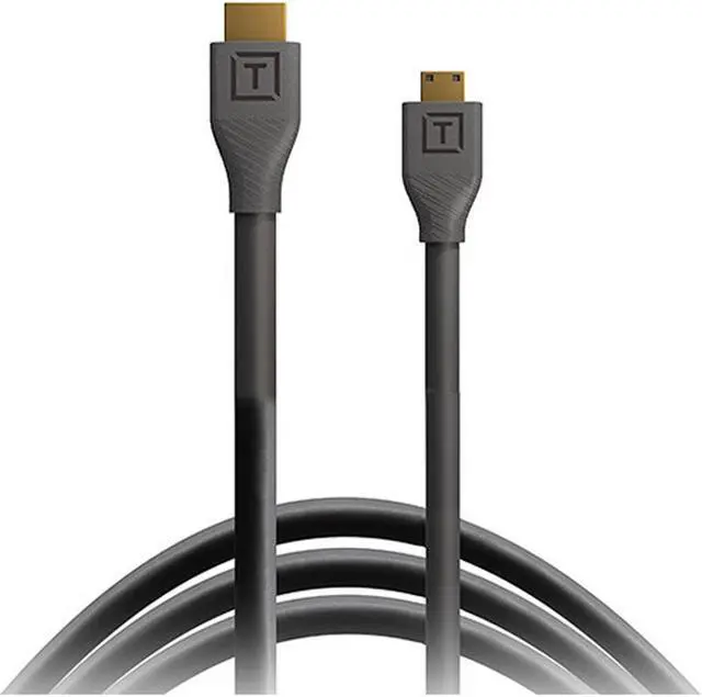 Main image of Tether Tools TetherPro 10' Mini-HDMI to HDMI 2.0 Cable, Black