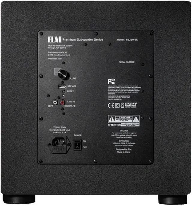 Alt view image 10 of 12 - ELAC PS250-BK Varro Premium 10" 250W Subwoofer with App Control - Black Vinyl