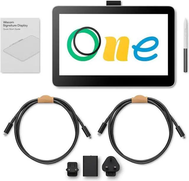 Alt view image 6 of 10 - Wacom One Pen/Touch Display 13T USB-C Gen 2023 (DTH134W0A)