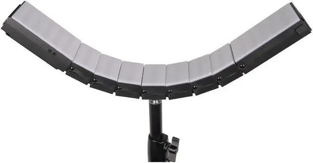 Alt view image 8 of 12 - Sirui Dragon Series Bendable RGB Panel Light B25R
