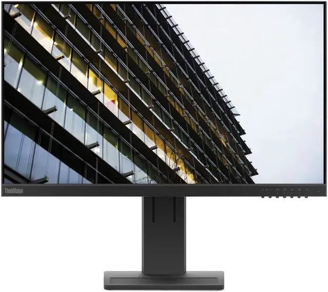 Alt view image 11 of 16 - Lenovo ThinkVision E24-29 23.8" FHD 60Hz 3-side NearEdgeless Monitor (Tiny)