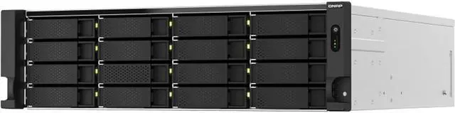 Alt view image 3 of 6 - Qnap TS-h2287XU-RP 22-Bay 3U Rackmount NAS/iSCSI Enclosure, Xeon E-2378 2.6GHz