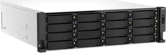 Alt view image 4 of 6 - Qnap TS-h2287XU-RP 22-Bay 3U Rackmount NAS/iSCSI Enclosure, Xeon E-2378 2.6GHz